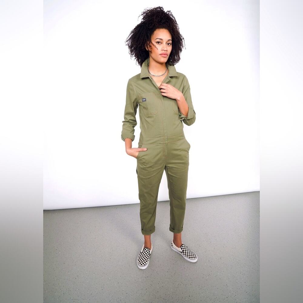 Wildfang Womens The Essential Long Sleeve Coveralls Med